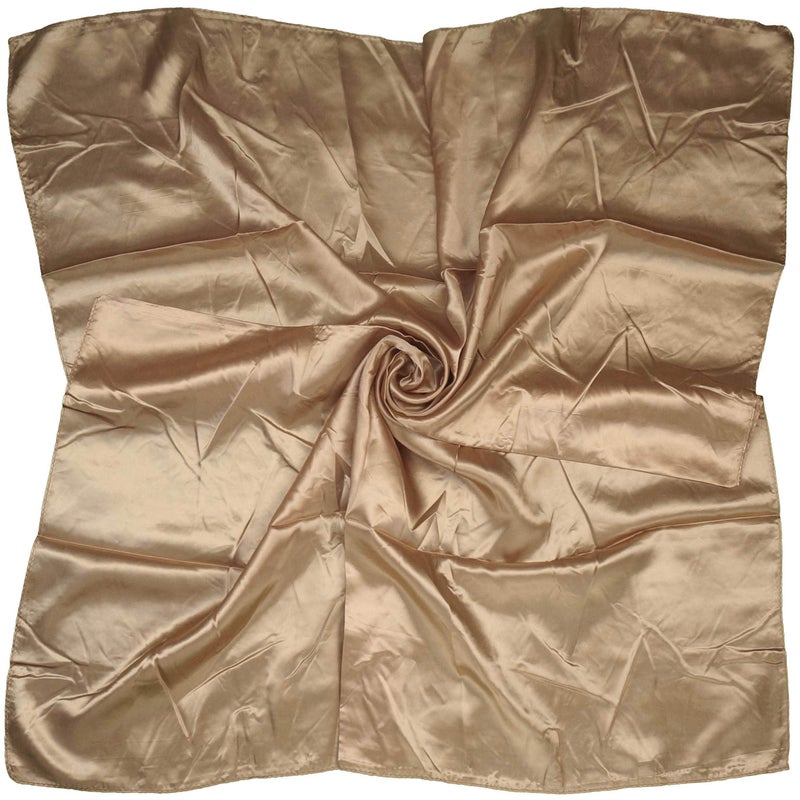 LilMents 4 Mixed Designs Large 35" Ã— 35" Square Polyester Satin Neck Head Scarf Scarves Set (Set W7) - Image 2